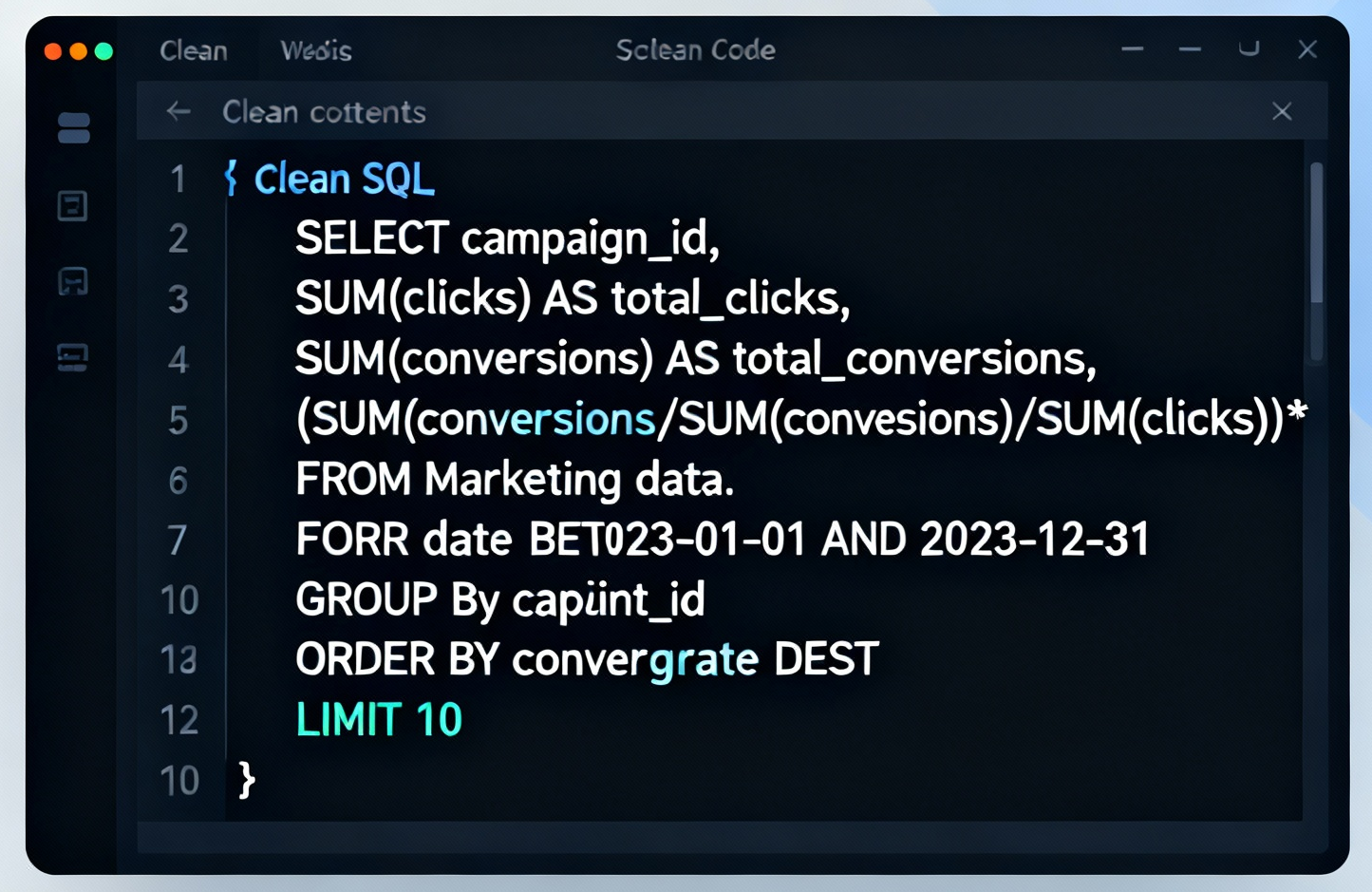 Clique Bait SQL Model