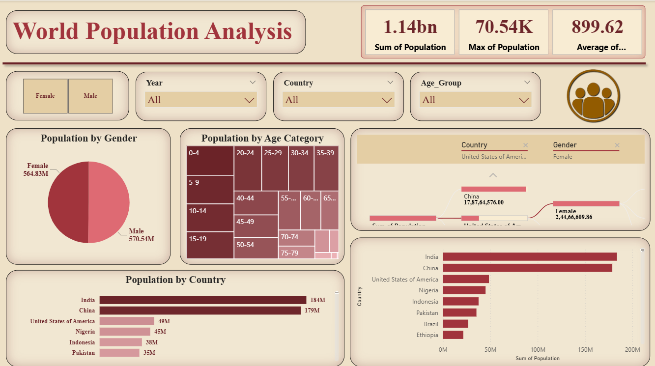 Population Dashboard Overview